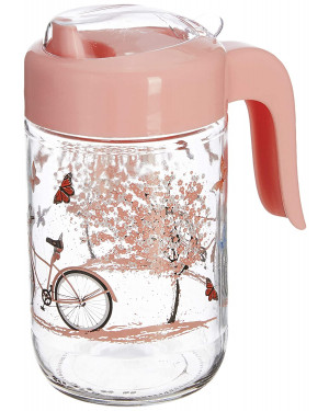 Signoraware Bicycle Glass Oil Dispenser (Transparent, 660 ml)