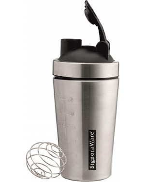 Signoraware Charger Shaker Bottle Stainless Steel, Set of 1, 750 ml, Silver