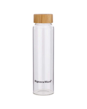 Signoraware Bamboo Glass Bottle 750ml
