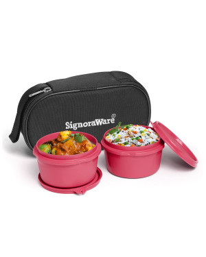 Signoraware MicroSafe Midday Steel Lunch Box