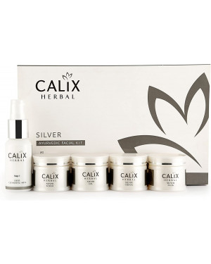 Calix Herbal Silver Ayurvedic Facial Kit, 260g