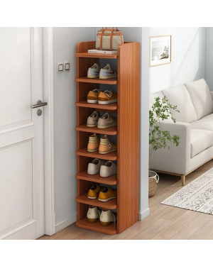Ressence Decor - Simple And Elegent Shoe Rack Home Storage Cabinet Space Saving Multi-layer Shelf