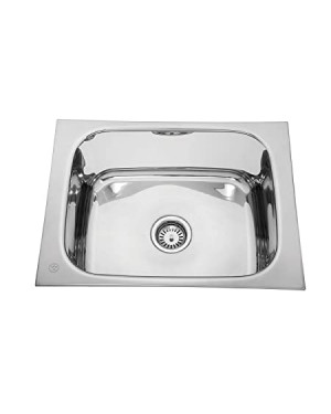 Parryware Single Bowl Sink Flat Edge Gloss Finish(21x18x8 inch) C857271