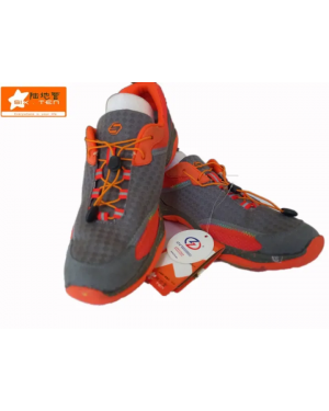 Sixten Outdoor Hiking Unisex Casual Low-top Shoes Orange Grey - EU 43
