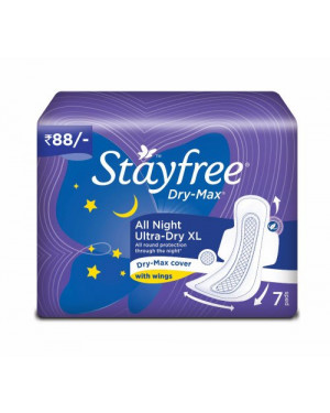 Stayfree Dry Max All Night Ultra Dry XL 7Pads