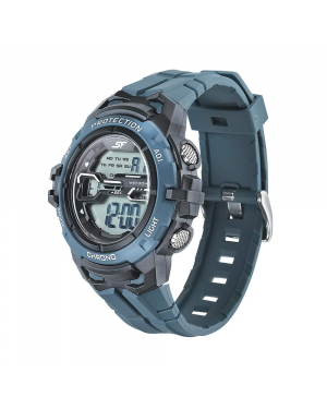 Sonata SF Camo Digital Black Round Dial Men's Sport Watch - 77053PP09