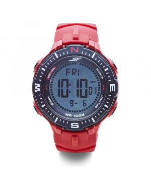 Sonata - 77095PP03 - Vertex From SF - Red Digital Watch