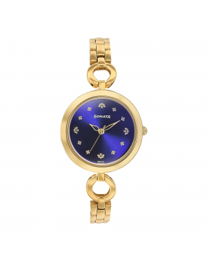 Sonata 8147YM05 - Wedding Edition from Sonata - Cobalt Blue Dial Analog Watch for Women