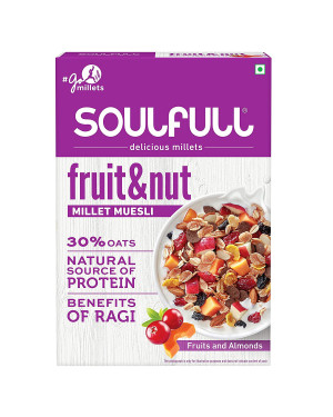 Soulfull Millet Muesli Fruit and Nuts, 500gm