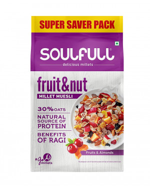 Soulfull Millet Muesli Fruit and Nuts, 700gm