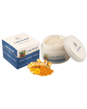 Calix Herbal Soya Turmeric Cream for Skin Strengthening and Moisture Retention,250g