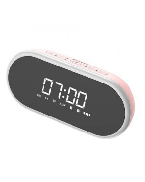Baseus Encok E09 Bluetooth Speaker Night Light With Alarm Clock, Portable Wireless Speaker Sound System For Bedside And Desk - Bluetooth Speaker