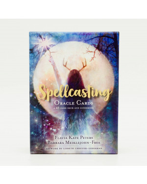 Spellcasting Oracle Cards by Flavia Kate Peters , Barbara Meiklejohn-Free , Lisbeth Cheever-Gessaman