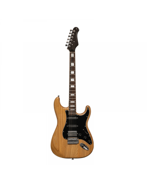 Stagg SES-60 NAT Electric Guitar with Solid Alder Body