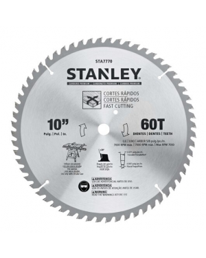 Stanley Sta7770 10'' 60 T Mitre Saw Blade
