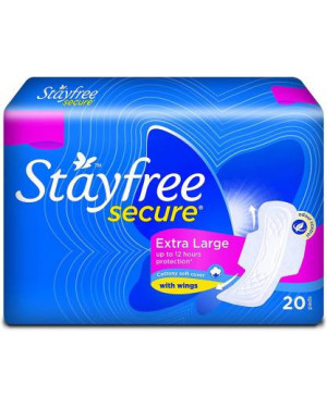 Stayfree Secure Cottony Soft with Wings - XL 20 Pcs