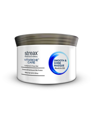 Streax Professional Vitariche Care Smooth & Shine For Normal To Dry & Frizzy Hair 500gm