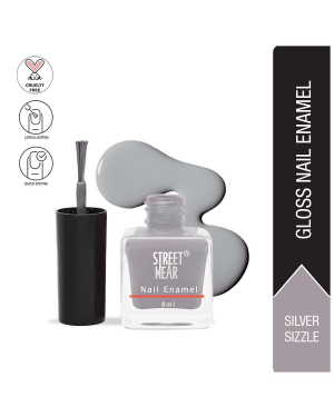 Revlon Street Wear Nail Enamel, Sliver Sizzle, 8 ml