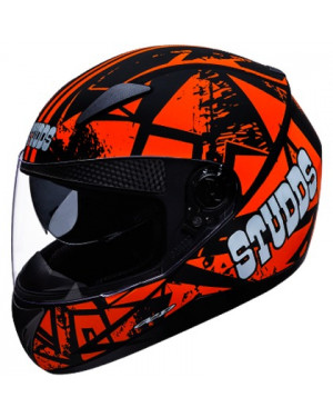 Studds Shifter D4 Decor - Matt Black N10 Orange (L 580MM) 