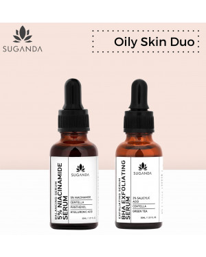 Suganda Oily Skin Duo (5% Niacinamide Serum 30ml + BHA Serum 30ml)