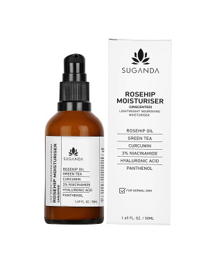 Suganda Rosehip Moisturiser for All Skin Types - 50 ml