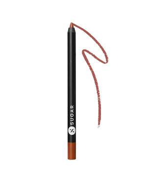 SUGAR Cosmetics - Lipping On The Edge - Lip Liner - 02 Wooed By Nude (Peach Nude) - 1.2 gms - Smear-proof, Water Resistant Lip Liner - Lasts Up to 10 hrs