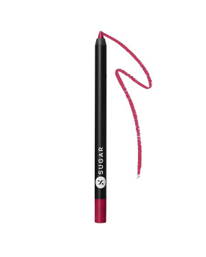 SUGAR Cosmetics - Lipping On The Edge - Lip Liner - 08 Plum Yum (Muted Plum) - 1.2 gms - Smear-proof, Water Resistant Lip Liner - Lasts Up to 10 hrs