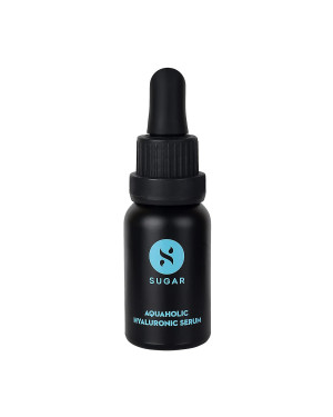 SUGAR Cosmetics - Aquaholic Hyaluronic Serum - Hydrating Serum Infused With Hydraulic Acid - For Firmer, Smoother and Plumper Looking Skin
