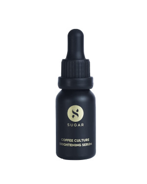 SUGAR Cosmetics - Coffee Culture - Brightening Serum with Coffee Extracts - Lighens Spots and Blemishes, Hydrates Skin, Light-weight Formulation