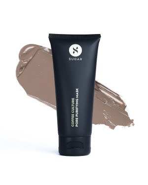 SUGAR Cosmetics Coffee Culture Pore Purifying Mask | Minimizes Dark Spots, Blemishes, Open Pores & Fine Lines | Cruelty & Parabens Free