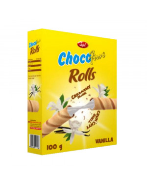 Sujal Choco Fun Rolls Vanilla 100gm