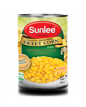 Sunlee Sweet Corn Whole Kernel Premium 410g
