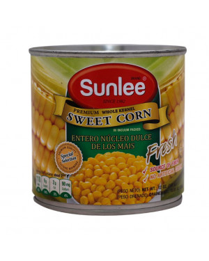 Sunlee Sweet Corn Whole Kernel Opener 340g
