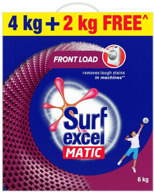 Surf Excel Matic Powder Front Load 4kg+2kg Pack