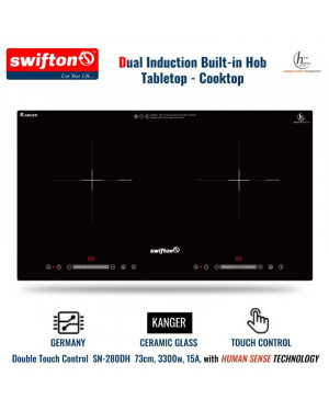 Swifton SN-280DH 73cm Two Induction Hob and Tabletop Cooktop.