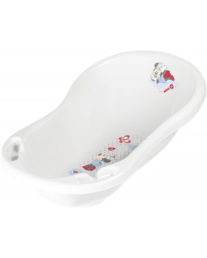 The First Years Baby Bath 84 cm with Plug Minnie (White) T8448