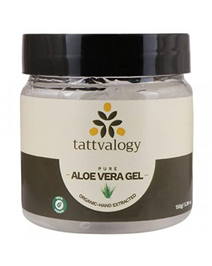 Tattvalogy Aloe Vera Gel for Anti-Aging, Skin-Clarifying (All Skin) 150g