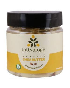 Tattvalogy Organic Shea Butter Raw, Unprocessed & Unrefined - 100gm