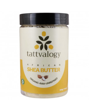 Tattvalogy Organic Raw Shea Butter, Unprocessed From The Jungles Of Africa (500 gm)