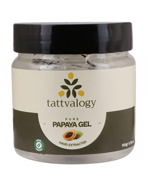 Tattvalogy Papaya Gel - For Glowing Skin, Reduce Pigmentation, Reduce Tanning, 150 g