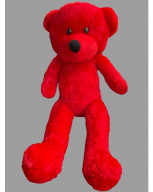 Beautiful 5Ft Nepali Made Fancy Teddy Bear (Red)