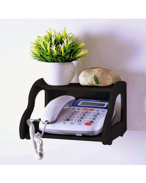 Ressence Decor - Multi Purpose Router Or Telephone Holder Wooden Stand 