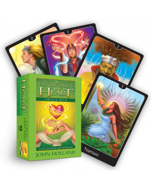 The Psychic Tarot for the Heart Oracle Deck: A 65-Card Deck and Guidebook by John Holland