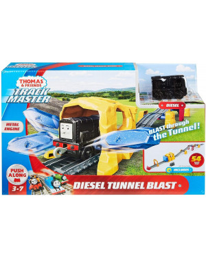Thomas & Friends Diesel Tunnel Blast Train Set, die-cast Engine and Track Set for preschoolers Ages 3 Years & Older, Multi GHK73