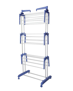 Three Layer Clothes Rack Hanger With Wheels