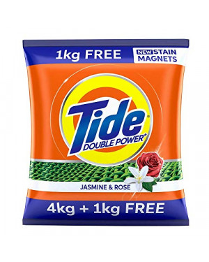 Tide Plus Jasmine & Rose 4 kg + 1 kg Free