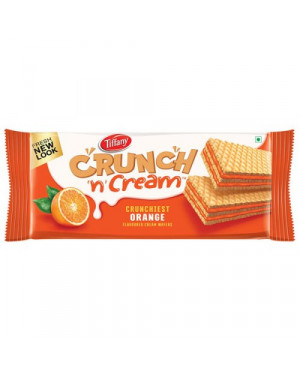 Tiffany Crunch N Cream Orange Flavour Wafer 153g