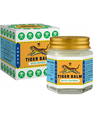 Tiger Balm White Ointment 30g - for The Treatment of Tension Headaches and Temporary Relief of Muscular Aches and Pains
