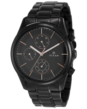 Titan Neo IV Analog Black Dial Men's Watch 1805NM01