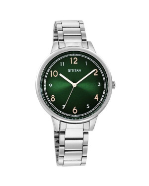 Titan Ladies Green Dial Watch - 2648sm05
